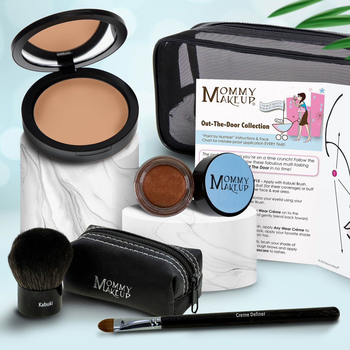 Out The Door Collection | Travel-friendly, Multi-tasking,Talc-free Makeup Set - Snipetell