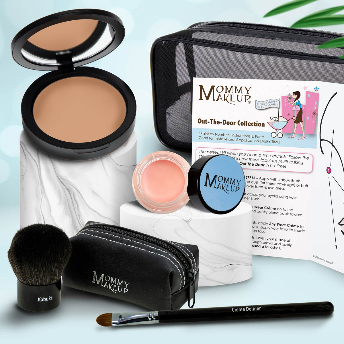 Out The Door Collection | Travel-friendly, Multi-tasking,Talc-free Makeup Set - Snipetell