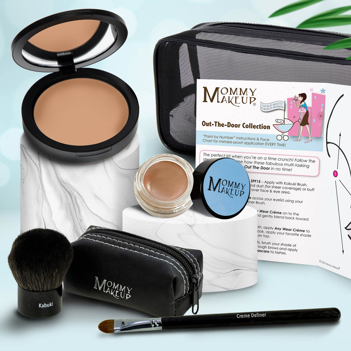 Out The Door Collection | Travel-friendly, Multi-tasking,Talc-free Makeup Set - Snipetell