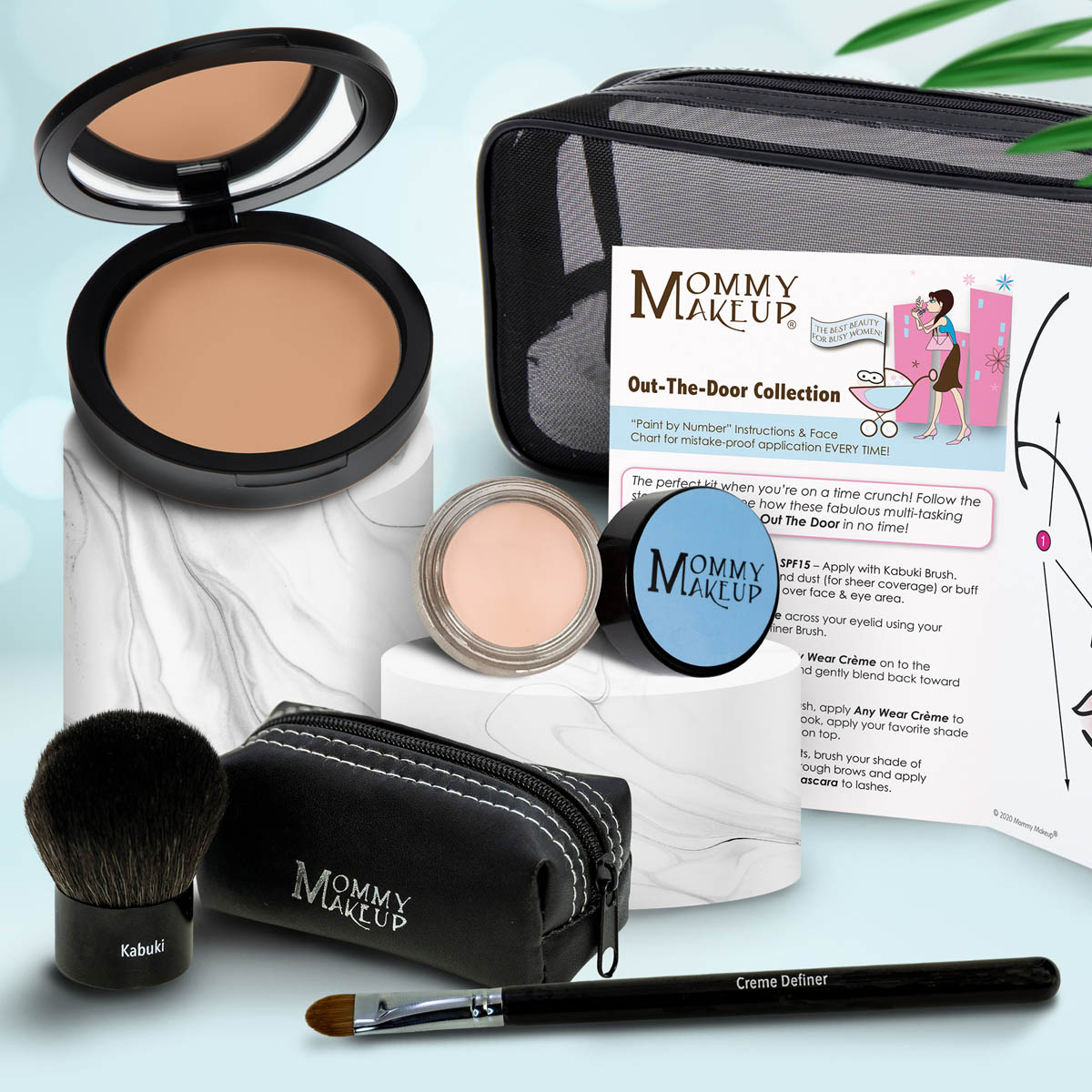 Out The Door Collection | Travel-friendly, Multi-tasking,Talc-free Makeup Set - Snipetell