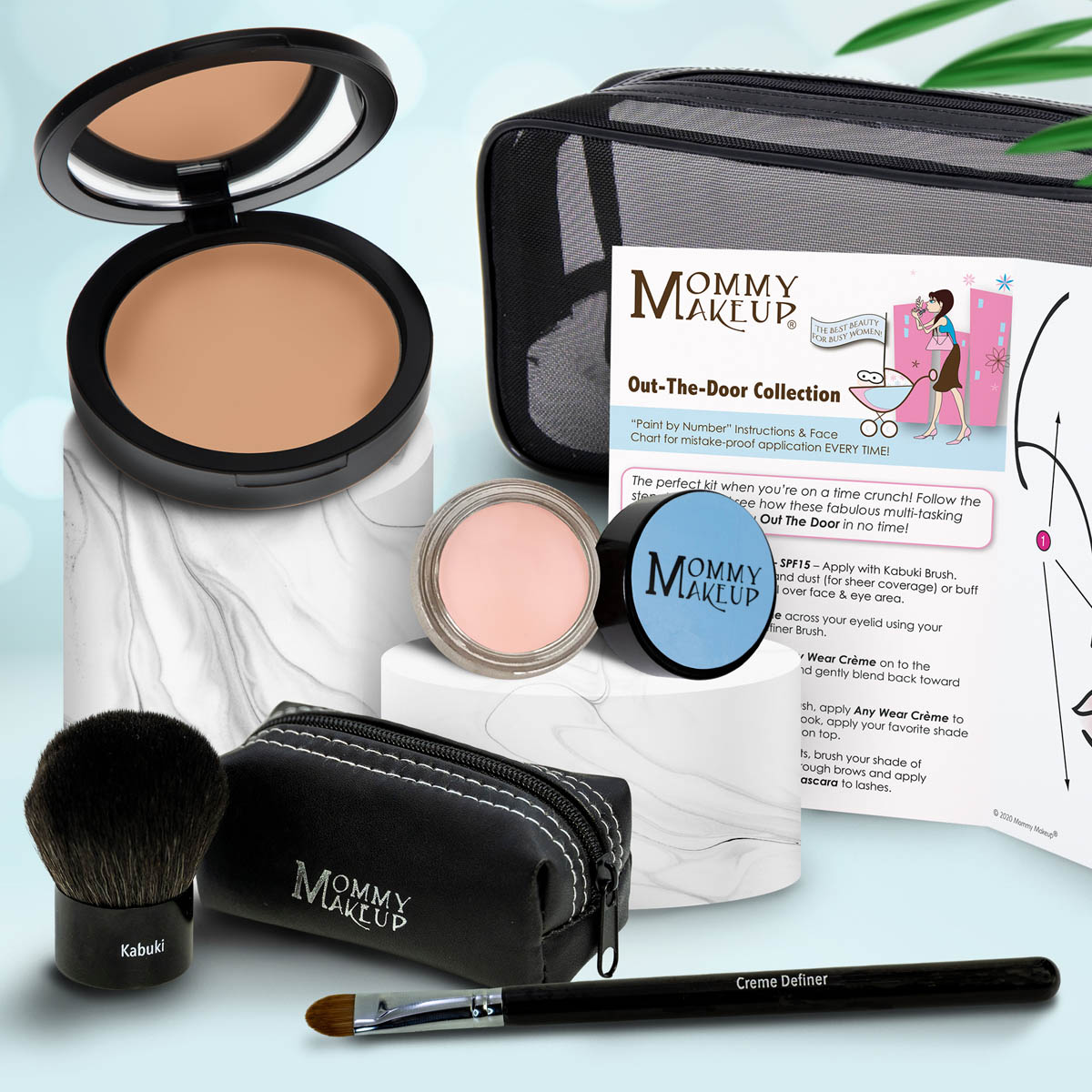 Out The Door Collection | Travel-friendly, Multi-tasking,Talc-free Makeup Set - Snipetell
