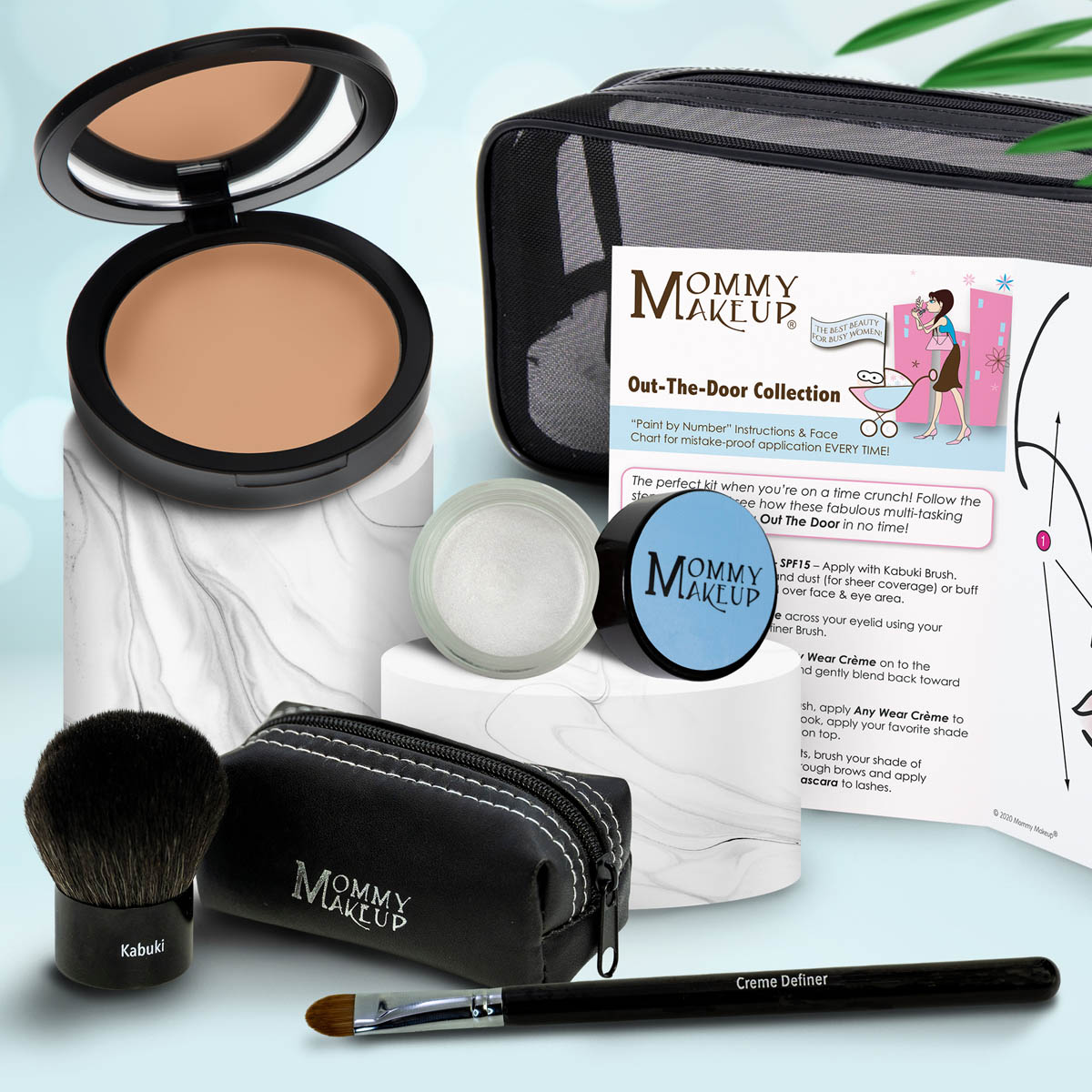 Out The Door Collection | Travel-friendly, Multi-tasking,Talc-free Makeup Set - Snipetell