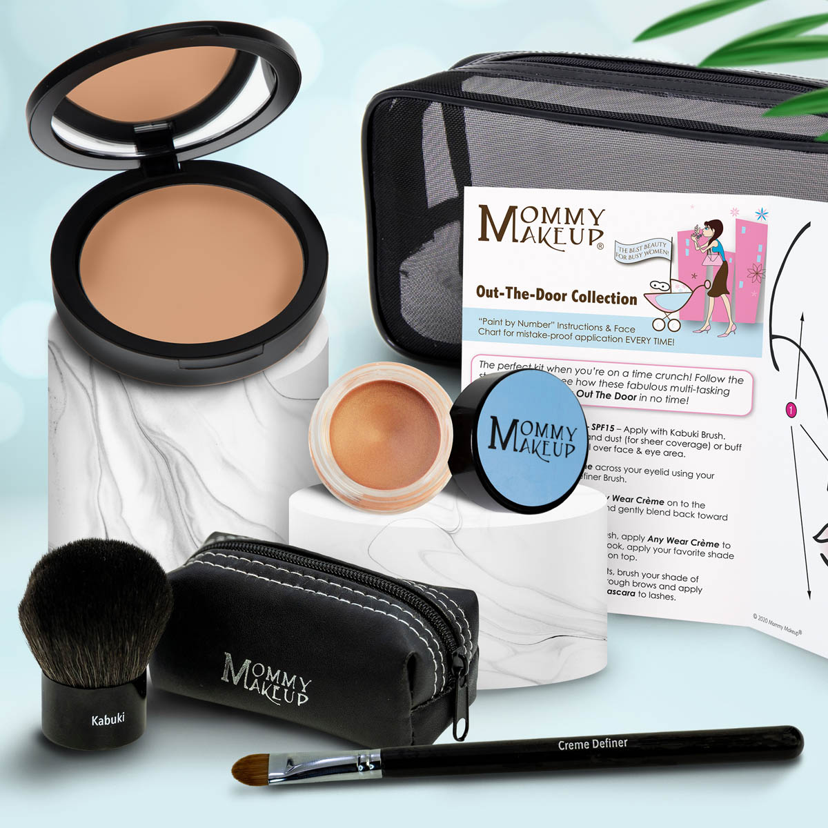 Out The Door Collection | Travel-friendly, Multi-tasking,Talc-free Makeup Set - Snipetell
