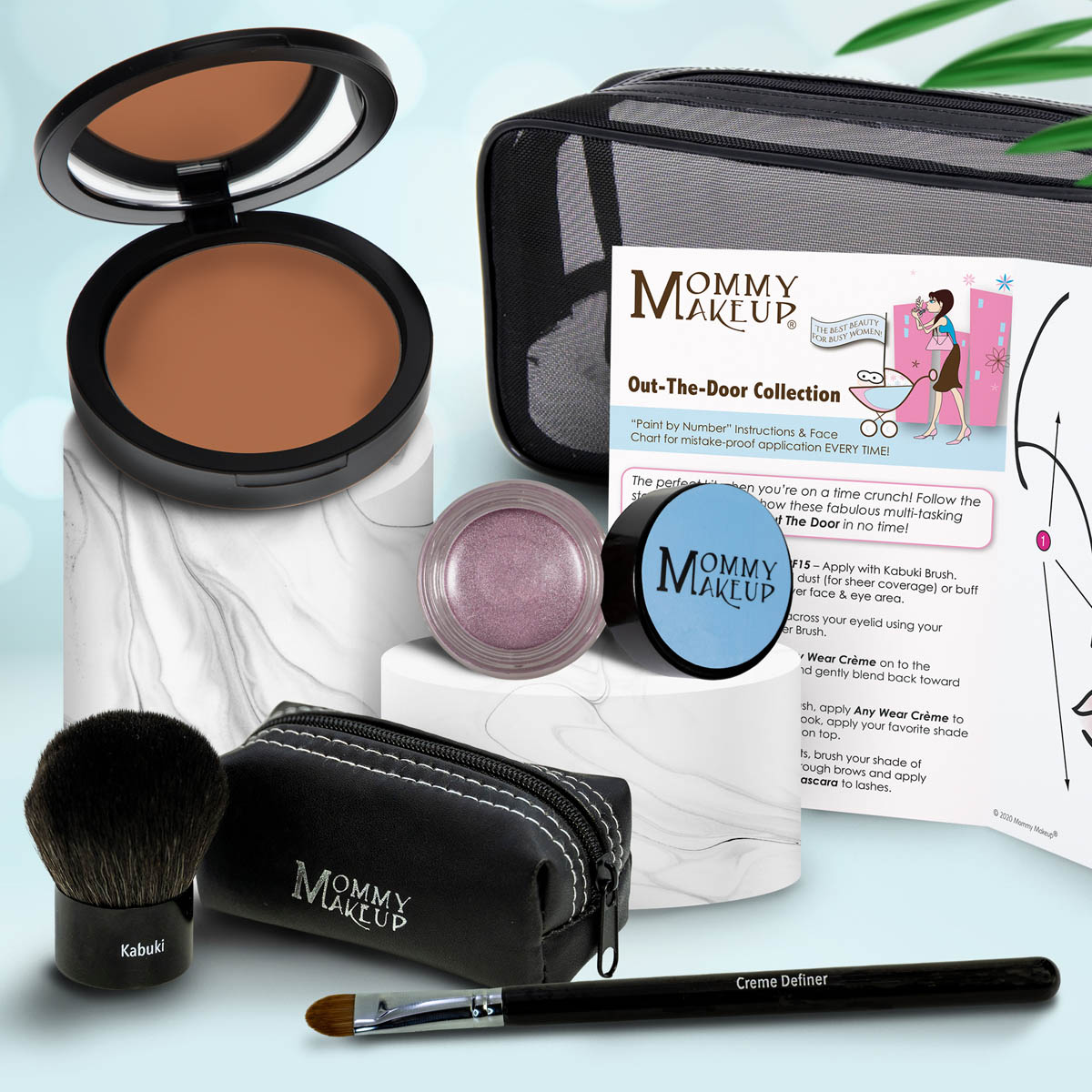 Out The Door Collection | Travel-friendly, Multi-tasking,Talc-free Makeup Set - Snipetell