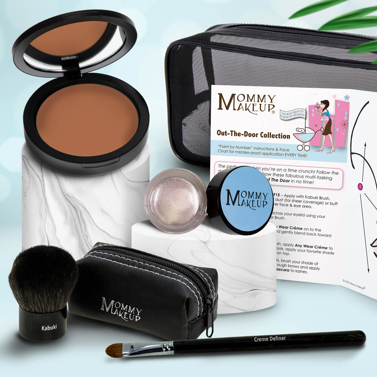 Out The Door Collection | Travel-friendly, Multi-tasking,Talc-free Makeup Set - Snipetell
