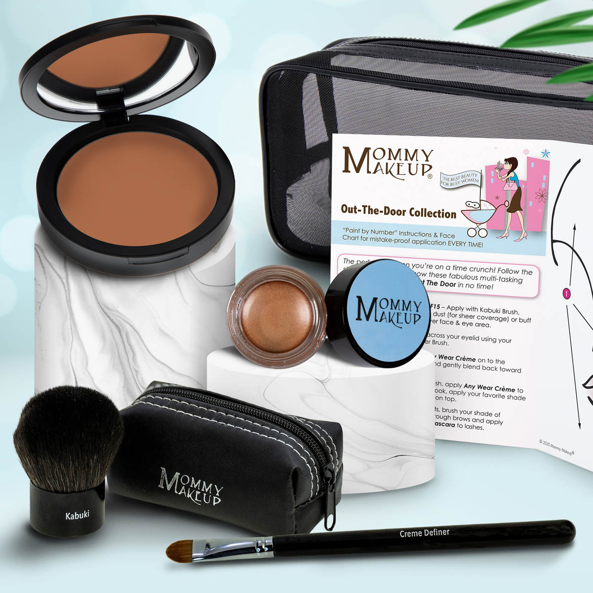 Out The Door Collection | Travel-friendly, Multi-tasking,Talc-free Makeup Set - Snipetell