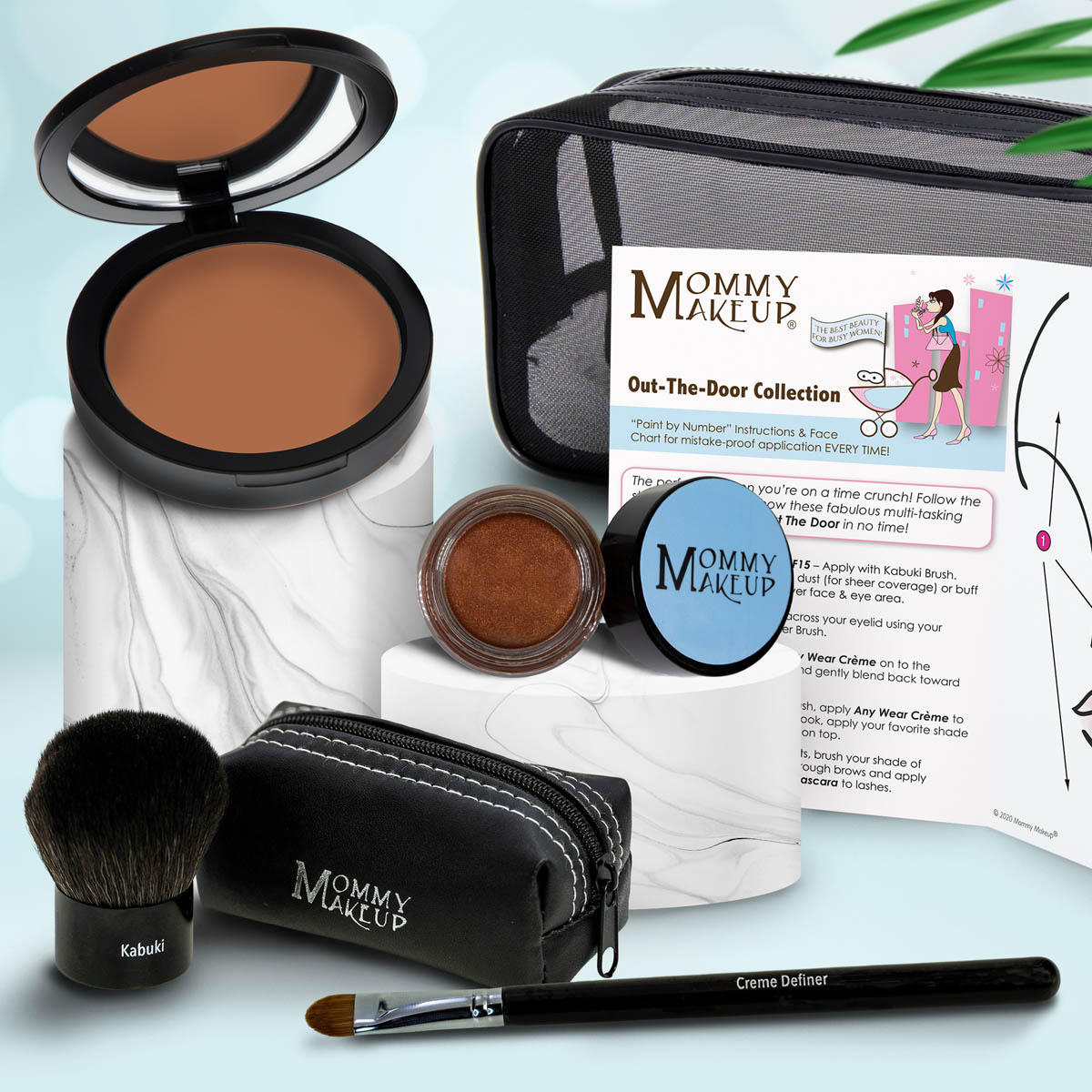 Out The Door Collection | Travel-friendly, Multi-tasking,Talc-free Makeup Set - Snipetell