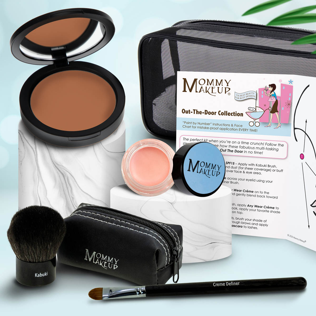 Out The Door Collection | Travel-friendly, Multi-tasking,Talc-free Makeup Set - Snipetell