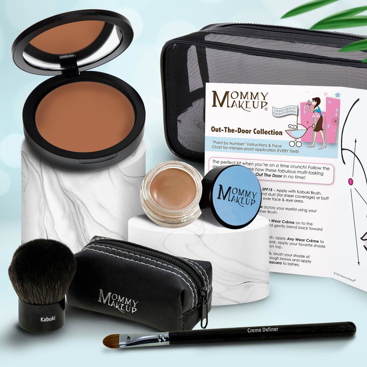 Out The Door Collection | Travel-friendly, Multi-tasking,Talc-free Makeup Set - Snipetell