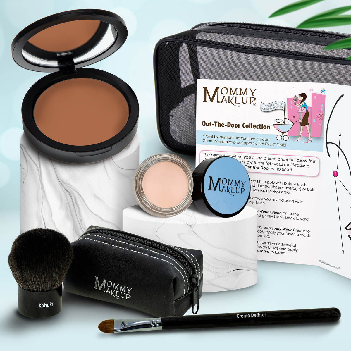Out The Door Collection | Travel-friendly, Multi-tasking,Talc-free Makeup Set - Snipetell