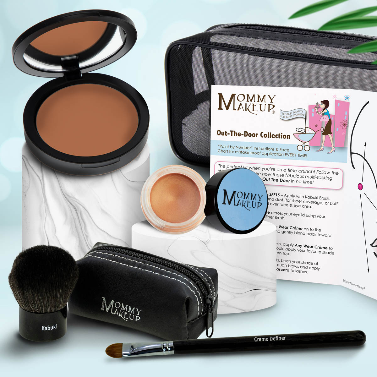 Out The Door Collection | Travel-friendly, Multi-tasking,Talc-free Makeup Set - Snipetell