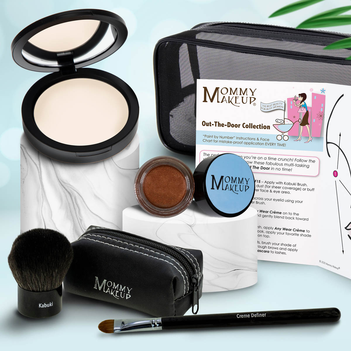 Out The Door Collection | Travel-friendly, Multi-tasking,Talc-free Makeup Set - Snipetell