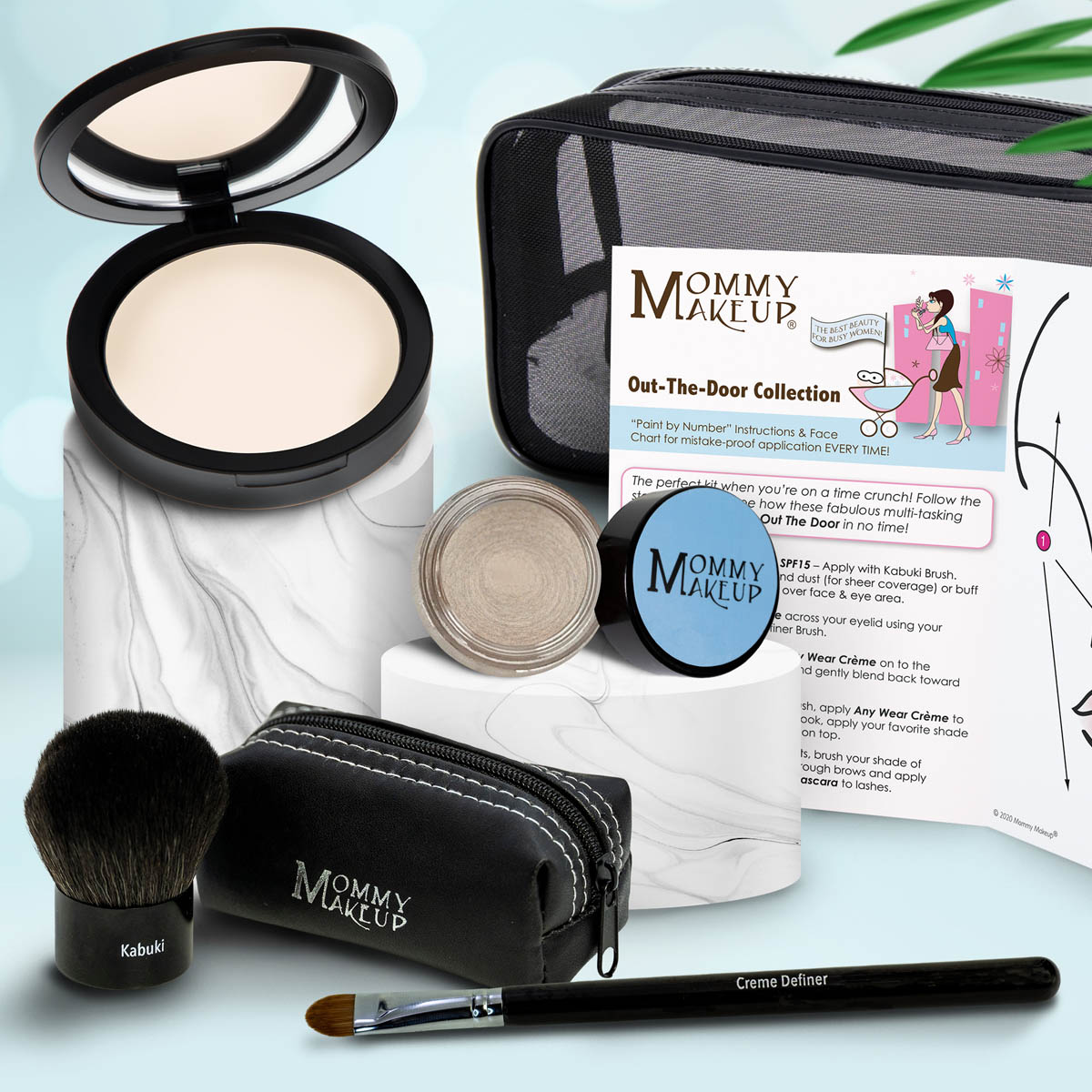 Out The Door Collection | Travel-friendly, Multi-tasking,Talc-free Makeup Set - Snipetell