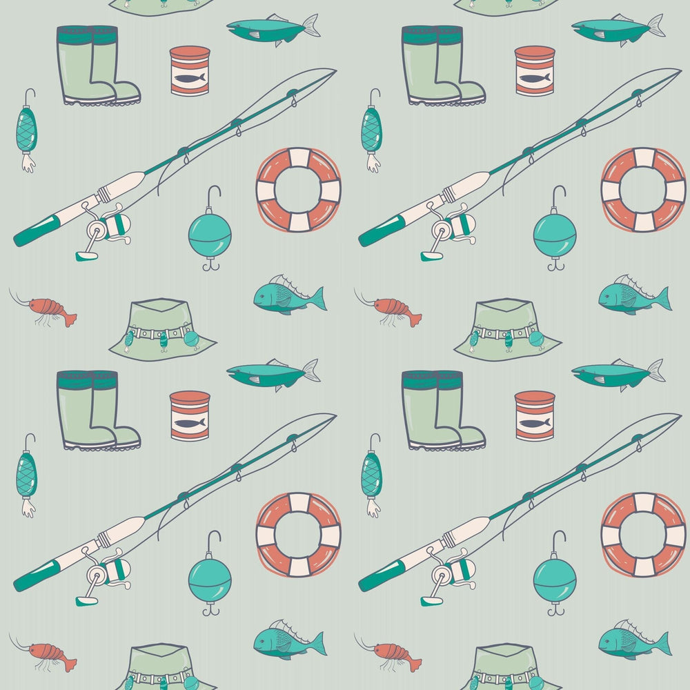 Fishing Poles Polo Romper