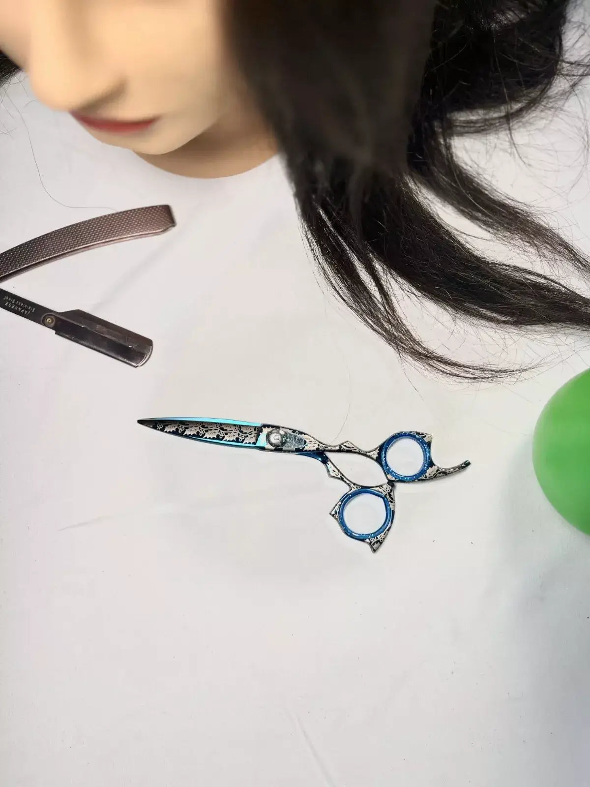 Blue Floral Shears: Elevate Your Craft with Elegance and Precision
