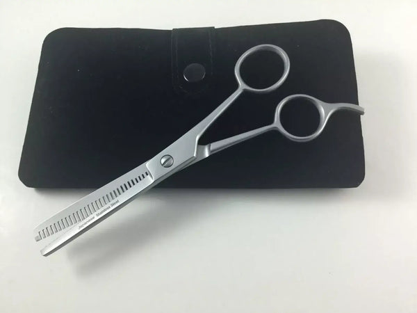 Mejora tu estilismo capilar con tijeras de entresacar de acero inoxidable japonés - 6"