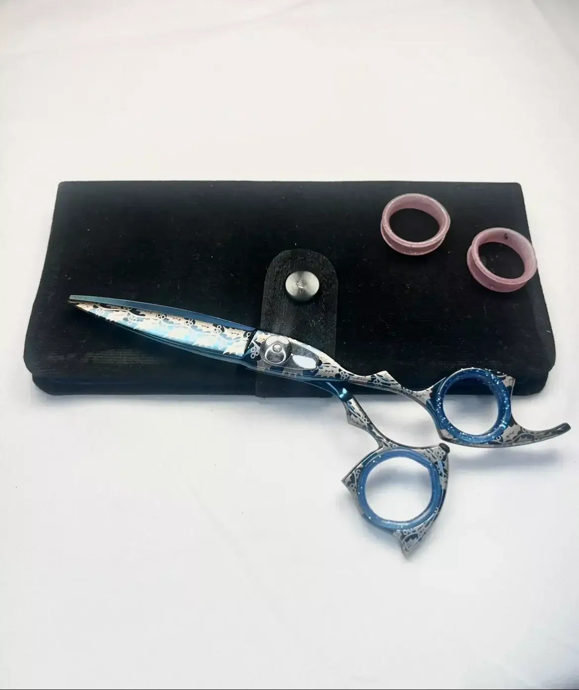 Blue Floral Shears: Elevate Your Craft with Elegance and Precision
