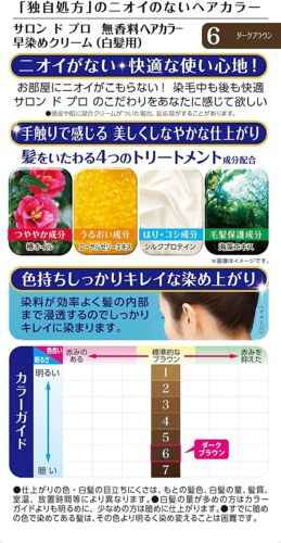 Dariya Salon De Pro Hair Color Cream Dark Brown #6
