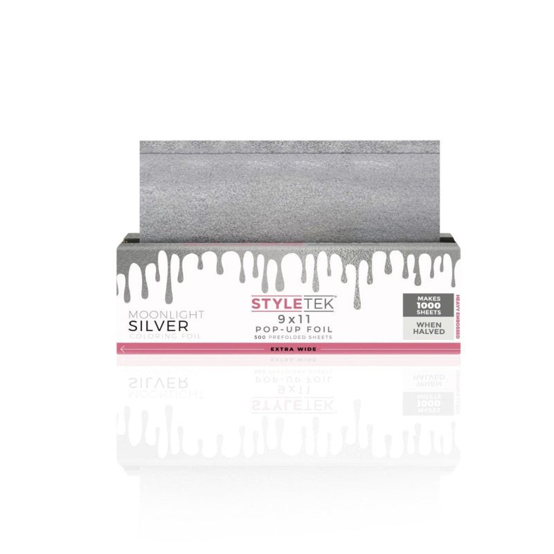 Feuilles d'aluminium Styletek Moonlight Silver Smooth 9 x 11