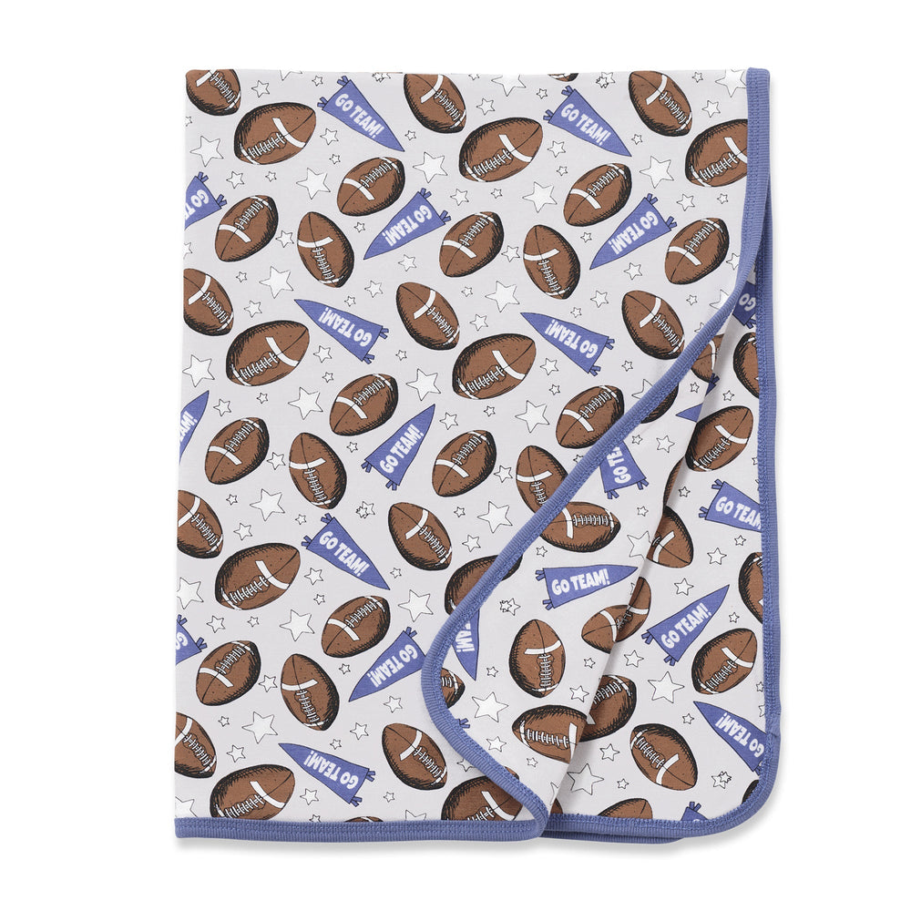 Baby Boy's American Football Bamboo Stroller Blanket Tesa Babe