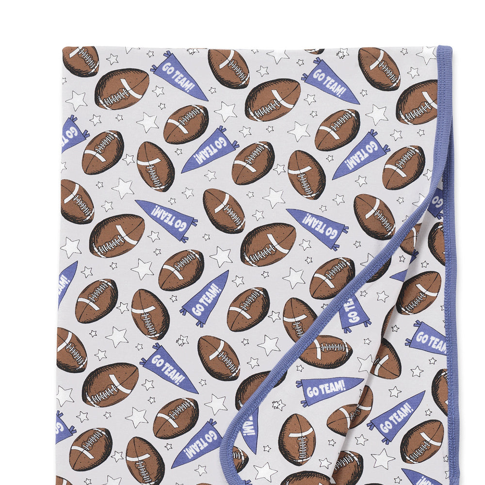 Baby Boy's American Football Bamboo Stroller Blanket Tesa Babe