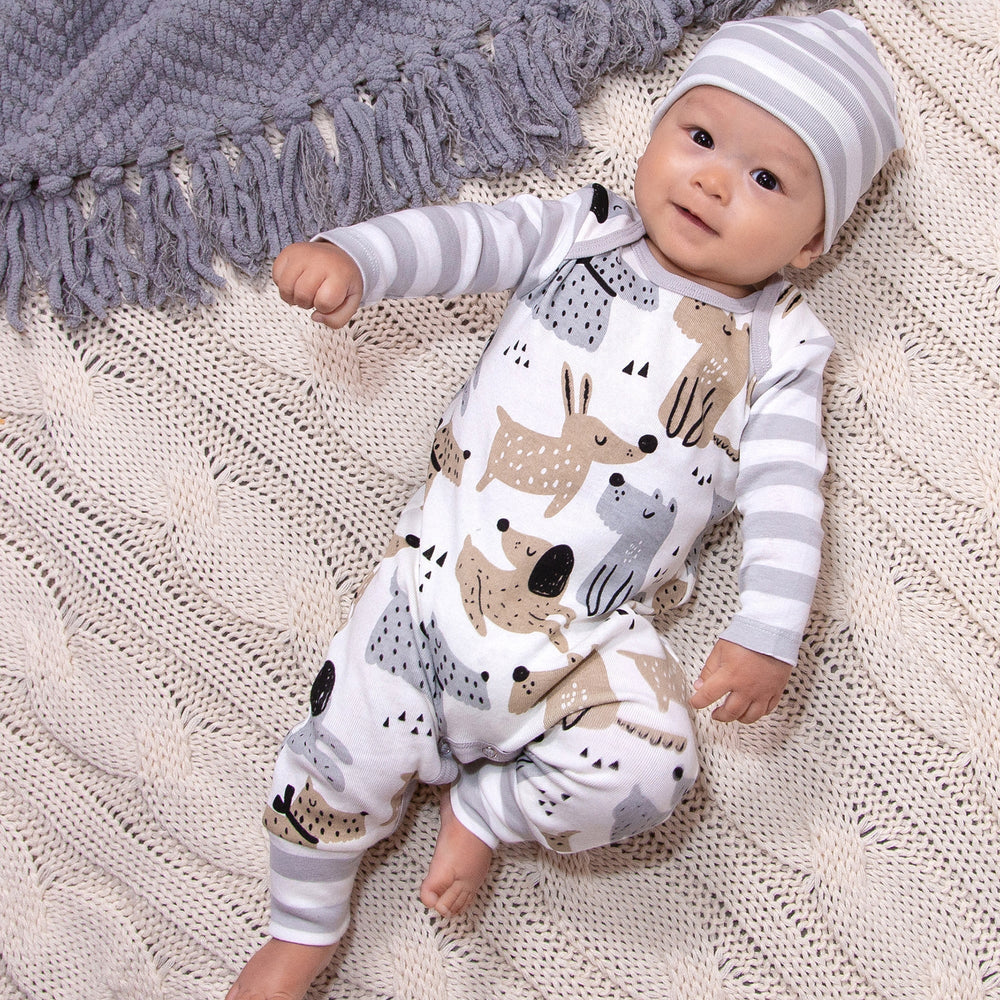 Baby Boy Puppy Dogs Cotton Romper Tesa Babe