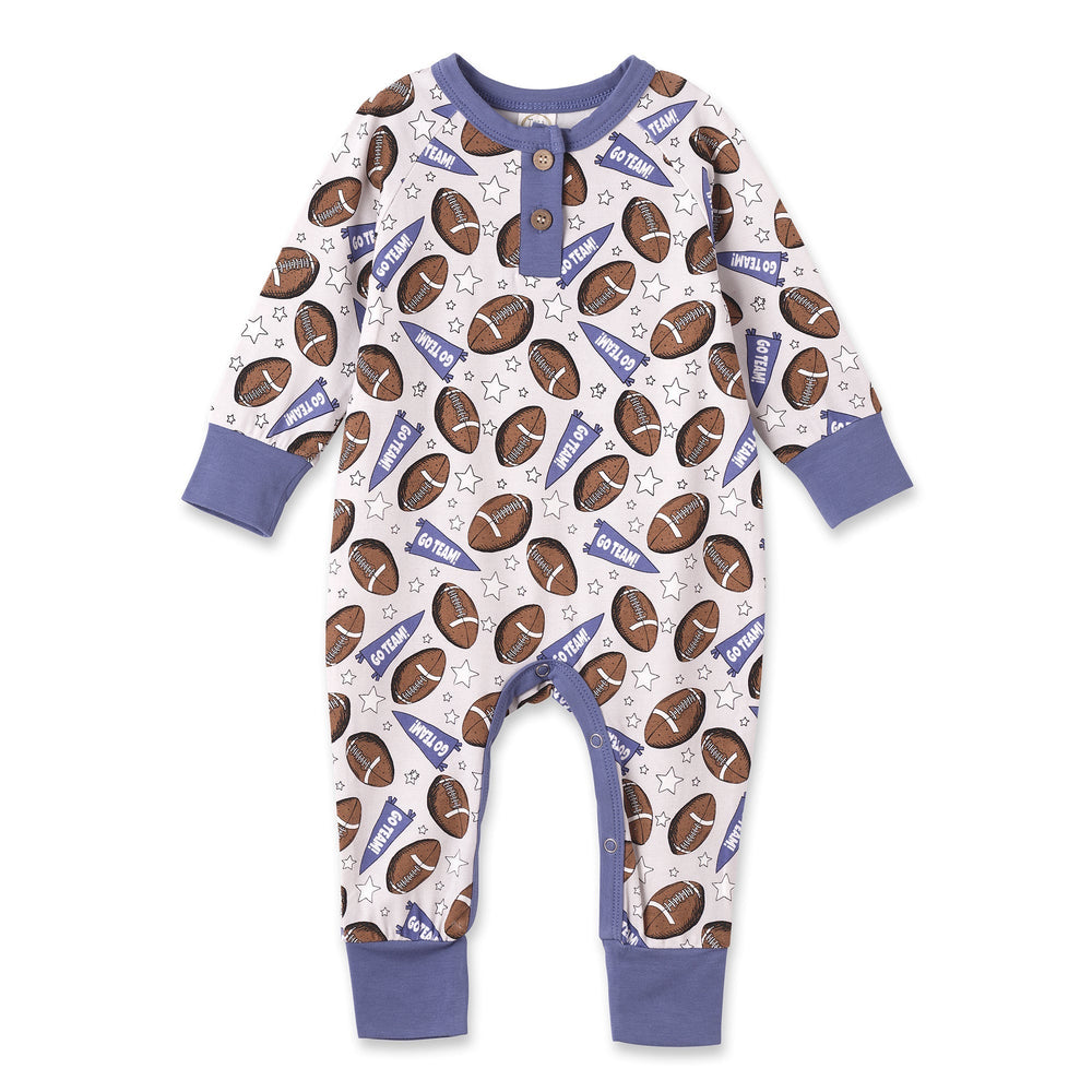 Football Baby Romper – Bamboo Soft, Sporty & Snuggle-Ready Tesa Babe