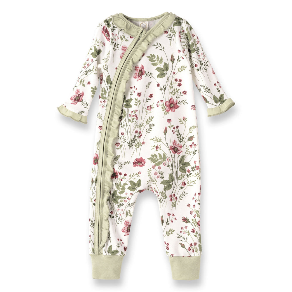 Pretty Petals Bamboo Zipper Romper - Mommy and Me Tesa Babe