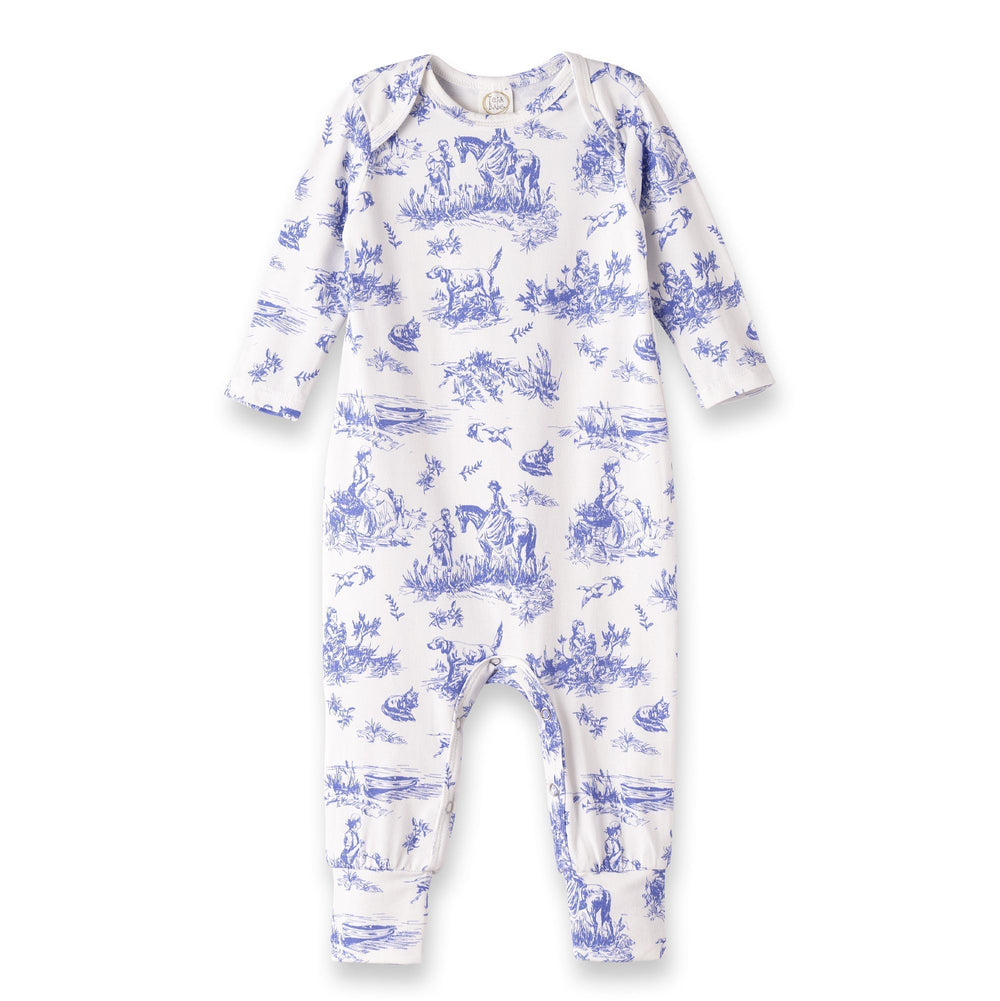 Baby Girl Toile de Jouy Bamboo Romper Tesa Babe