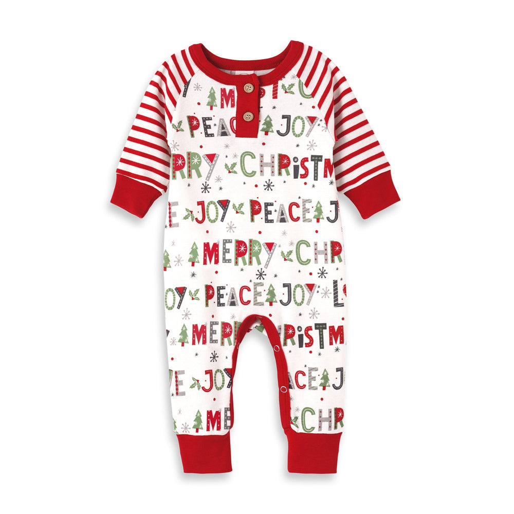 Christmas Peace-Love-Joy Bamboo Romper