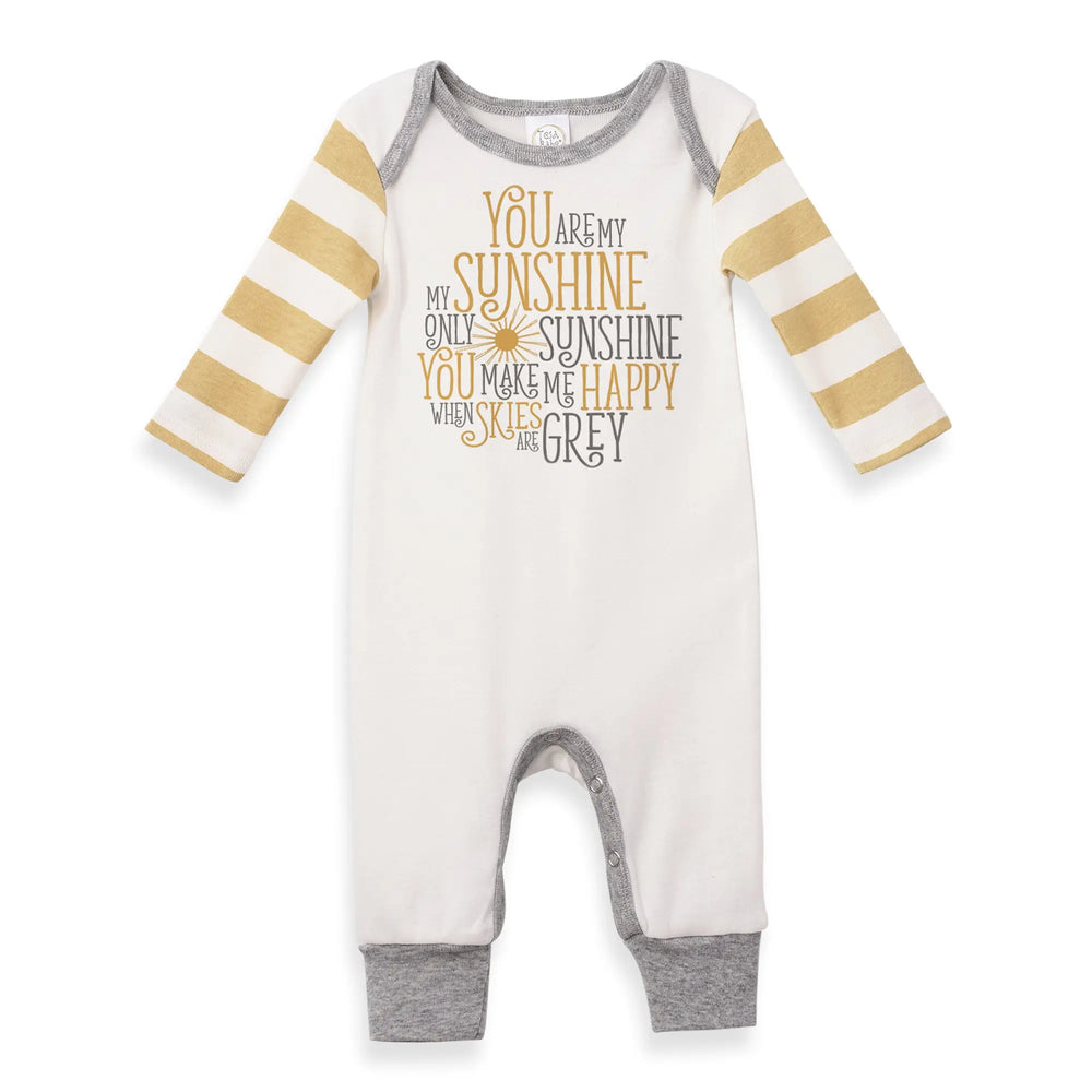 Baby's "You Are My Sunshine" Cotton Romper Tesa Babe
