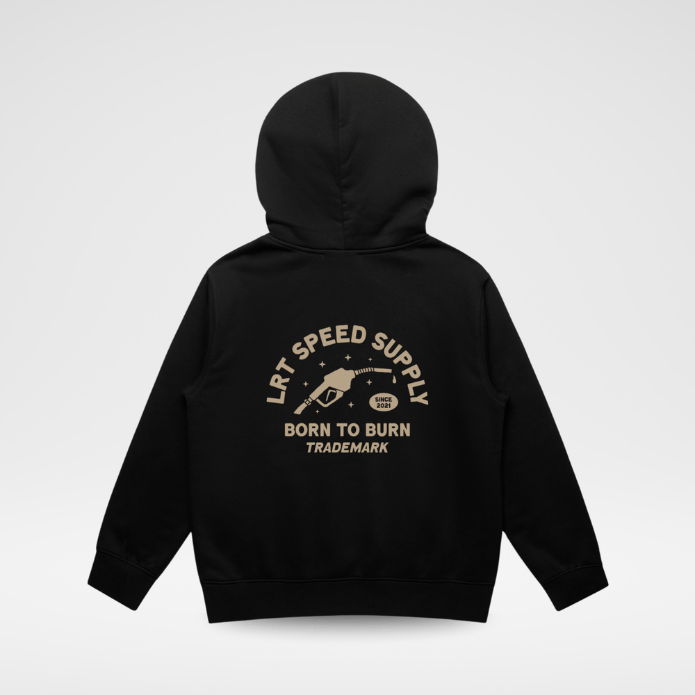 THE SPEED SUPPLY HOODIE - RECYCLED BLACK