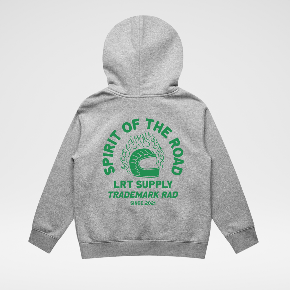 THE SPIRIT RIDER HOODIE - RECYCLED HEATHER GRAY