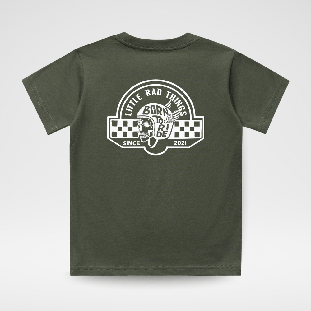 TIL DEATH DO WE RIDE TEE - OLIVE