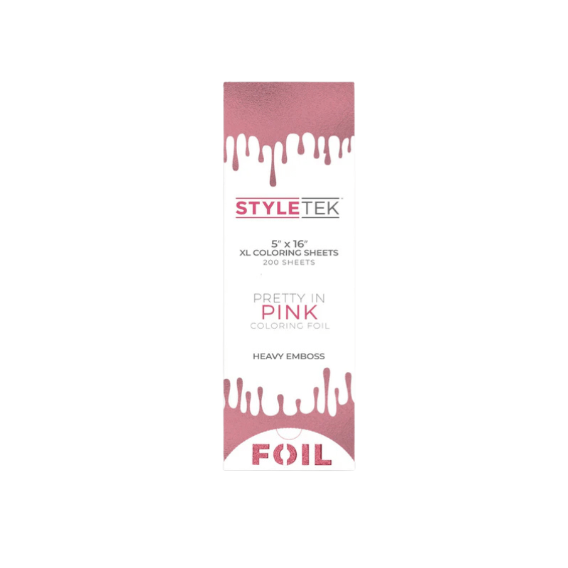 Feuilles de balayage XL Styletek Pretty In Pink, 200 unités, 5x16